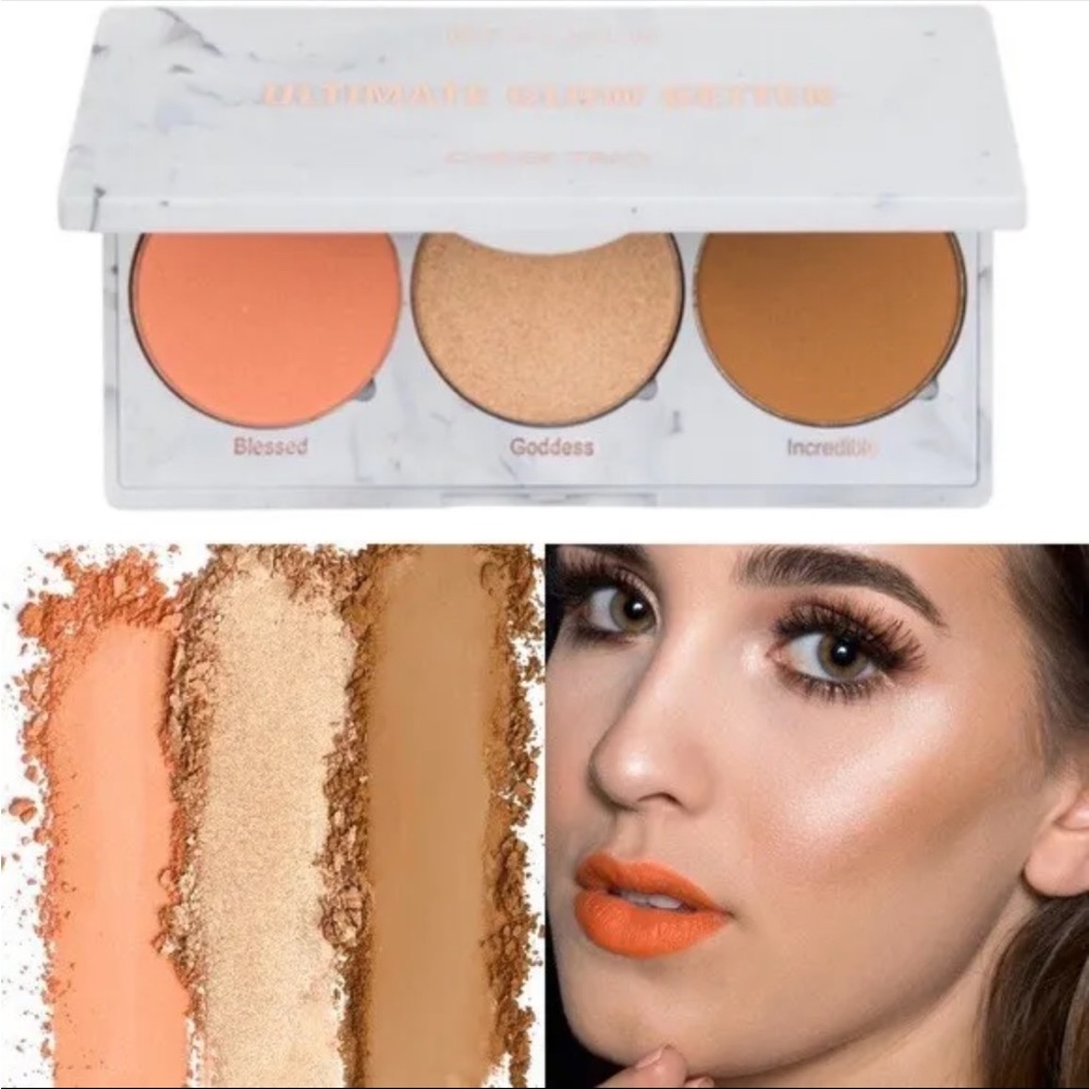 REALHER 🌟 Ultimate Glow Getter CHEEK TRIO ~ Blush Highlight Contour ~ 3 in ONE!